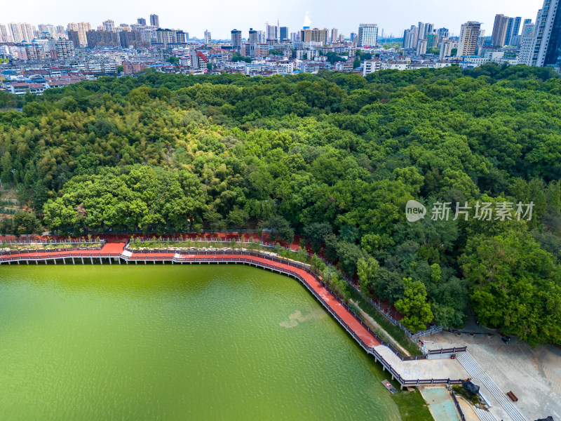 九江城市风光航拍图