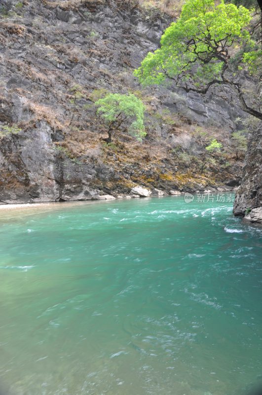 香格里拉峡谷风光