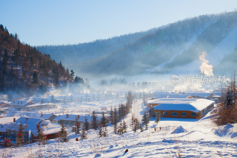 黑龙江 双峰林场 雪乡