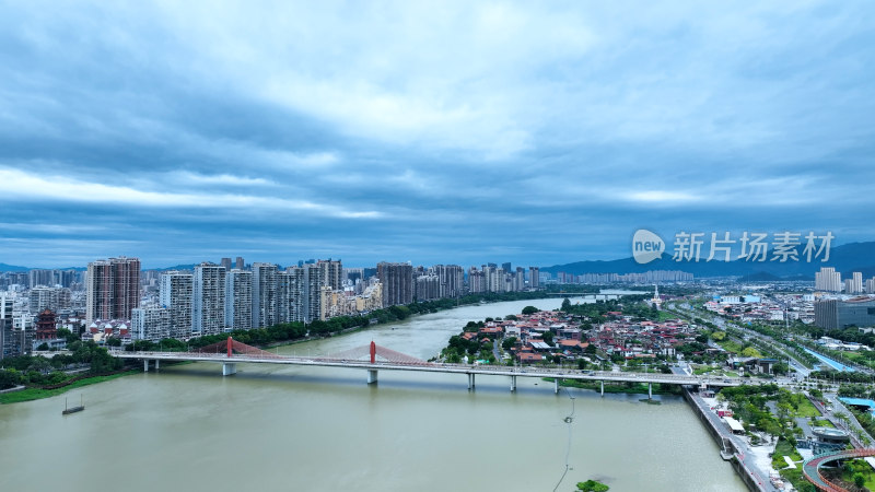 漳州古城航拍摄影照片福建省漳州市城市风光