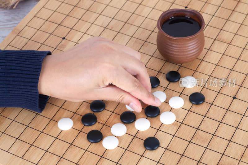 中国围棋落子