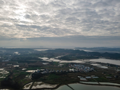 江西九江田园风光乡村风景航拍