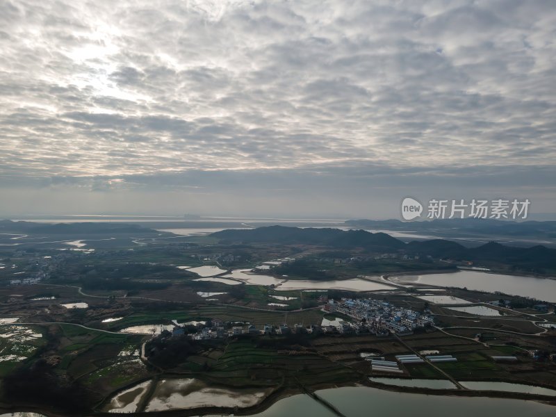 江西九江田园风光乡村风景航拍