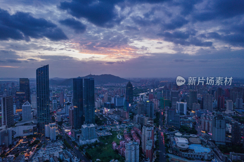 江苏无锡城市建设无锡大景无锡城市天际线