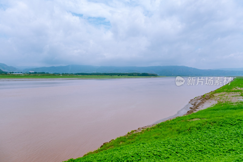 河南三门峡陕州公园黄河风光