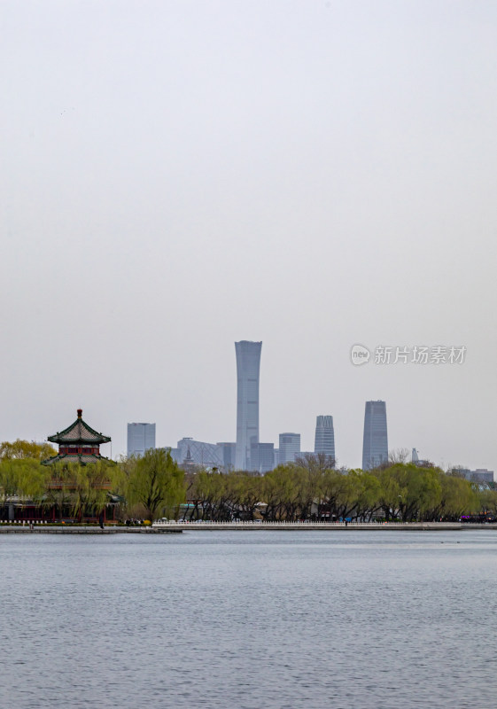 北京什刹海后海公园景点景观