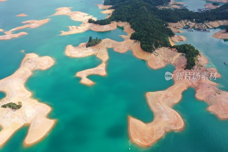 河源万绿湖 湖泊 千岛湖