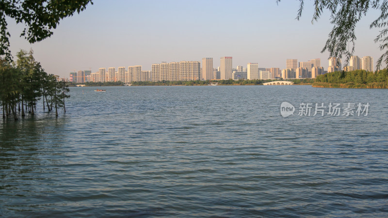 美丽的苏州石湖景区