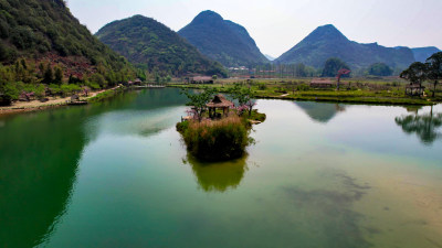 云南普者黑5A景区三生三世十里桃花拍摄点