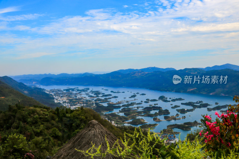 湖北黄石仙岛湖生态旅游景区，天空之城景区