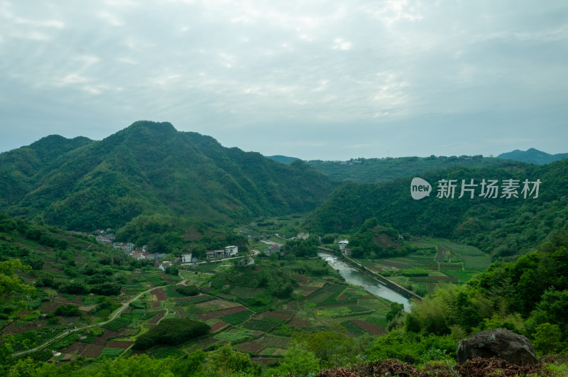 山中的自然风景