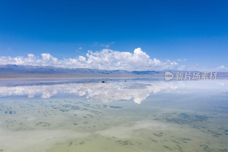 青海茶卡盐湖航拍