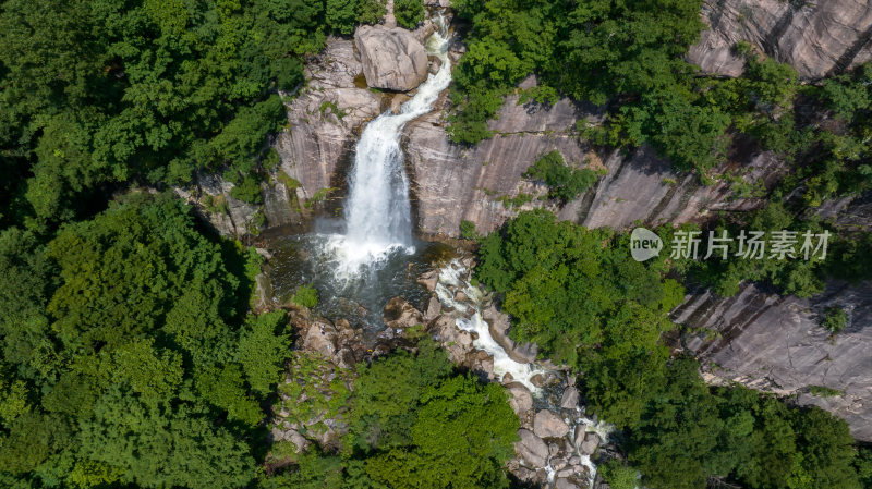 洛阳白云山山川河流山谷悬崖瀑布岩石溪水