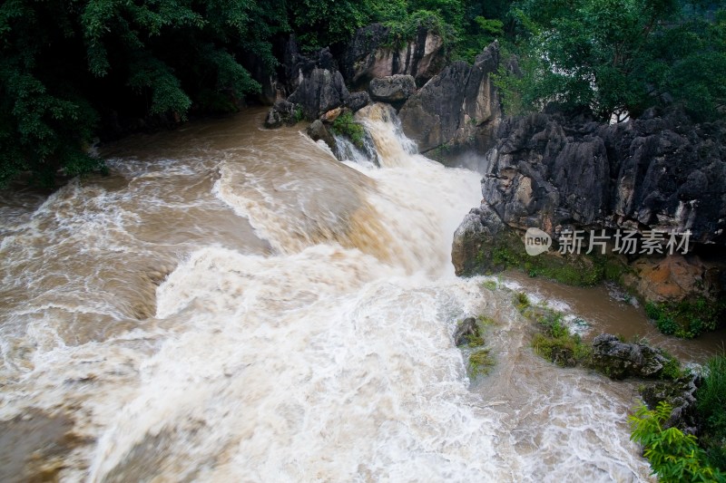 贵州,黄果树,银链坠滩,