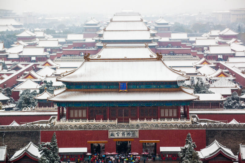 北京故宫博物馆古建筑紫禁城古建筑景观古迹