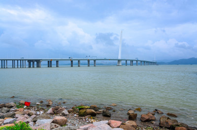 深圳湾公路大桥跨海大桥景观