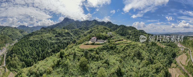 祖国大海河山山川丘陵地貌全景图