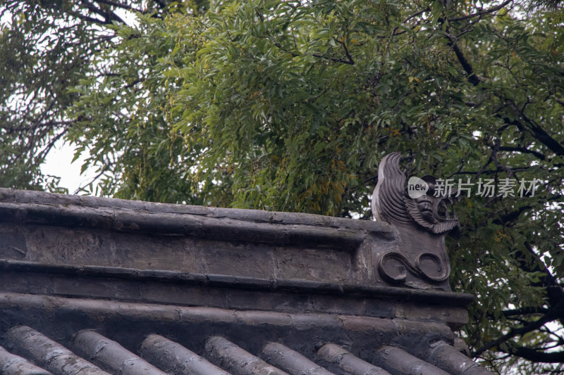 山西忻州南禅寺屋顶装饰