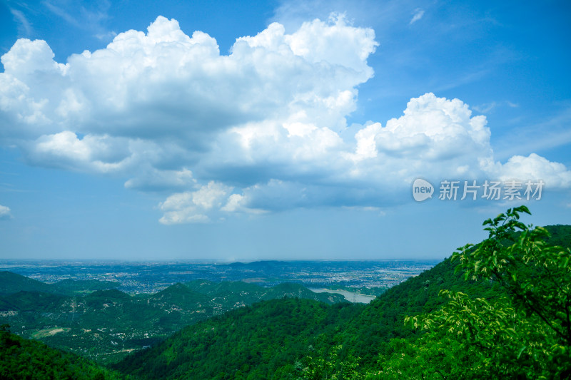 山中的风景