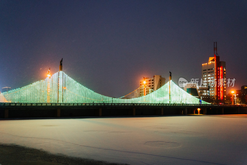 库尔勒城市夜景