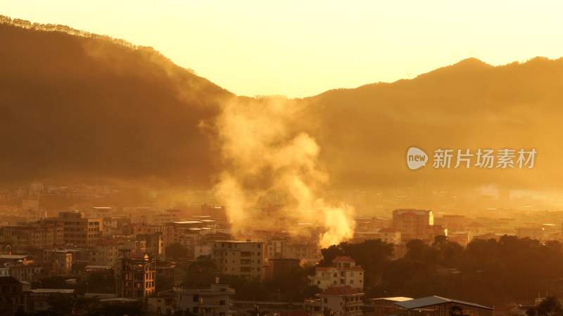 唯美乡村摄影照片农村日落日出夕阳黄昏傍晚