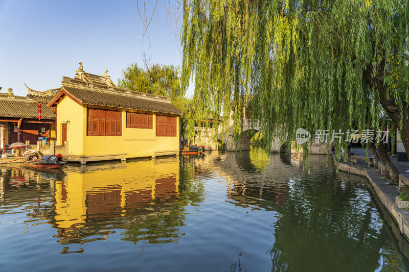 绍兴安昌古镇江南水乡风景