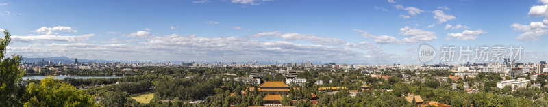 景山公园俯瞰北京中轴线