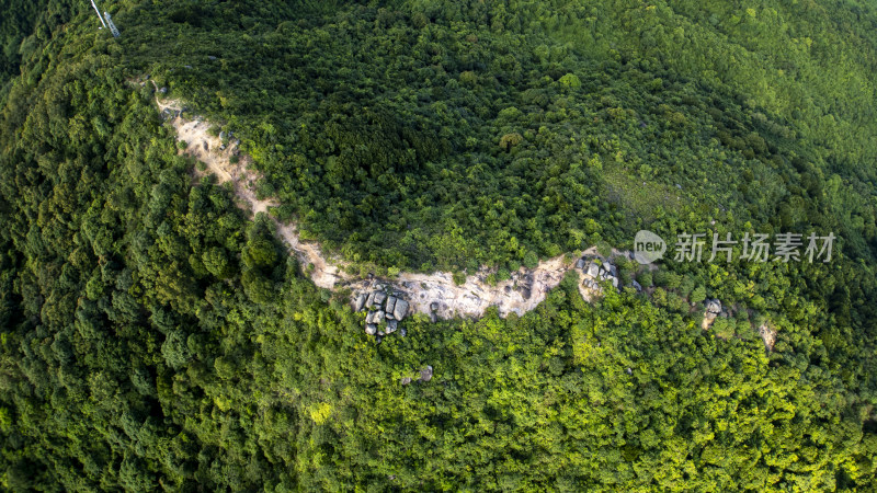 航拍阳台山麻磡村登山郊野径