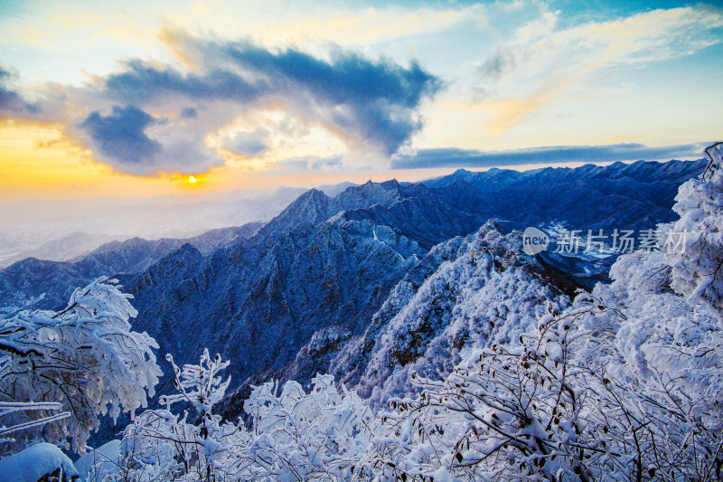 长城雪景