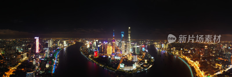 上海陆家嘴城市夜景
