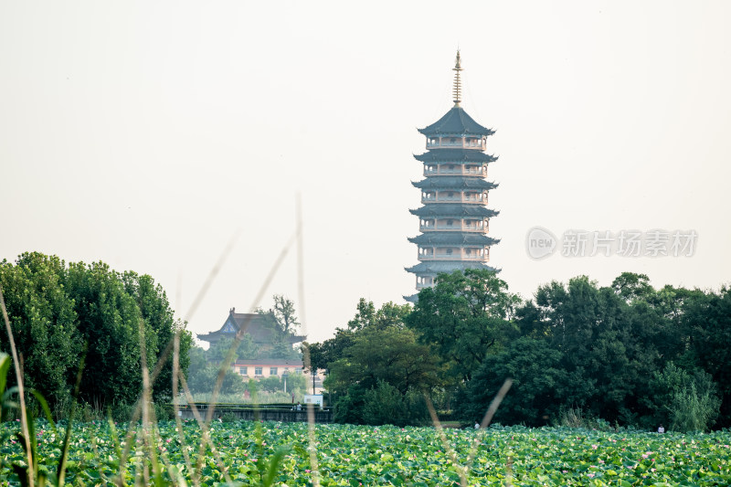 江苏扬州市江都开元寺药师宝塔建筑