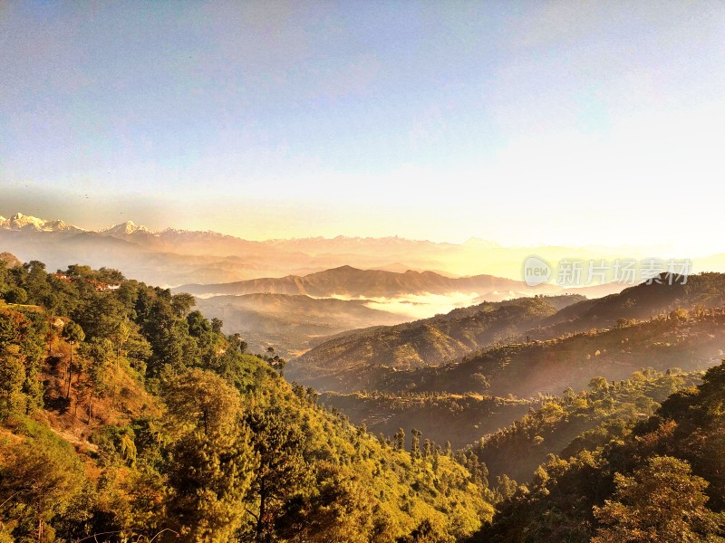 壮丽山川山峦山岳自然风光山河山丘山峰