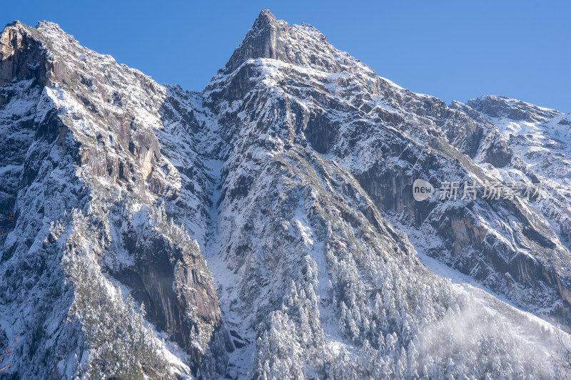 四川甘孜海螺沟景区看到的贡嘎等众多雪山