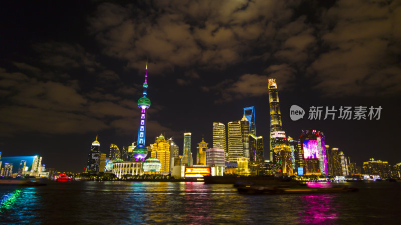 上海外滩夜景4K航拍【原创】