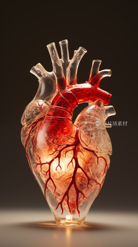 生命脉动的艺术—透明心脏雕塑
