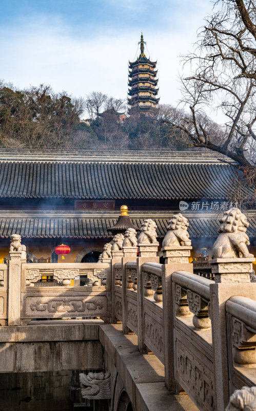 江苏镇江焦山风景区景点景观