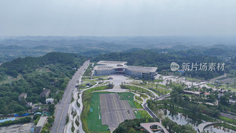 四川德阳华谊兄弟星剧场航拍