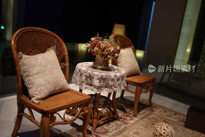 中国杭州工艺美术博物馆室内桌椅