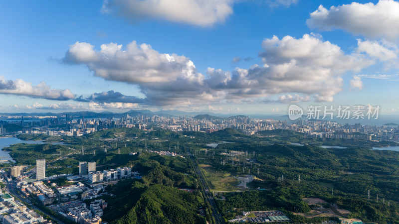 深圳城市风光航拍图