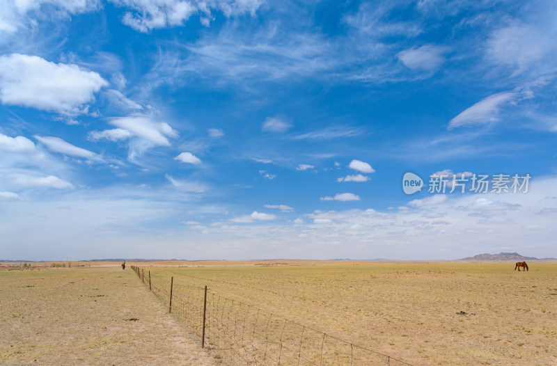 内蒙古巴彦淖尔温根塔拉旅游景区草原牧场