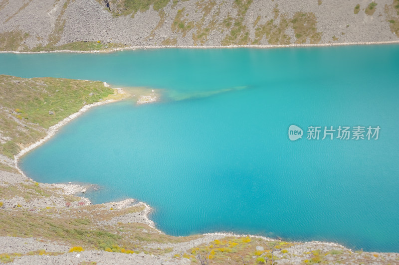 西藏山南白玛林措山水自然风景