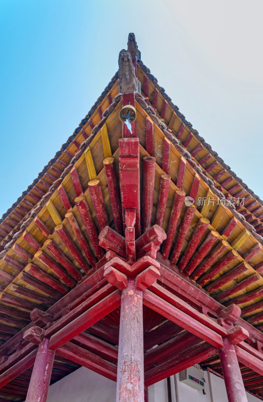 甘肃张掖大佛寺中式传统古建筑