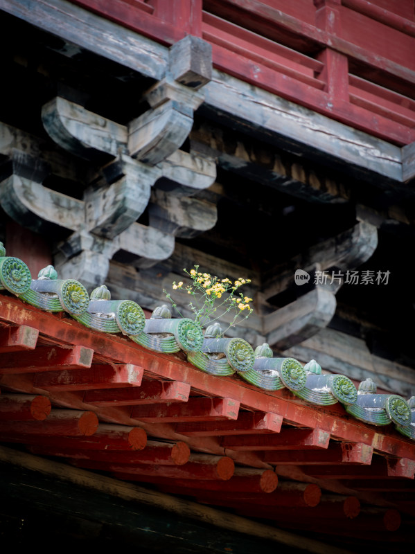 中式古建筑屋檐细节