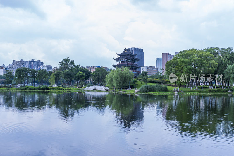 武汉武昌区紫阳公园风景