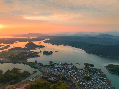 千岛湖日出风光