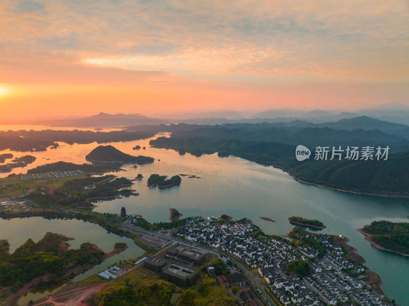 千岛湖日出风光