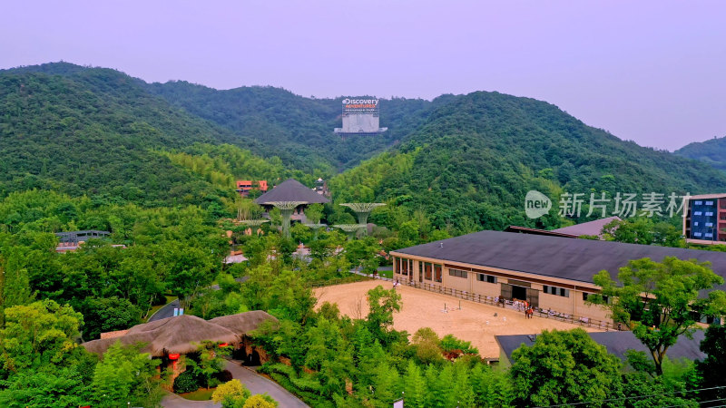 湖州莫干山郡安里度假酒店航拍