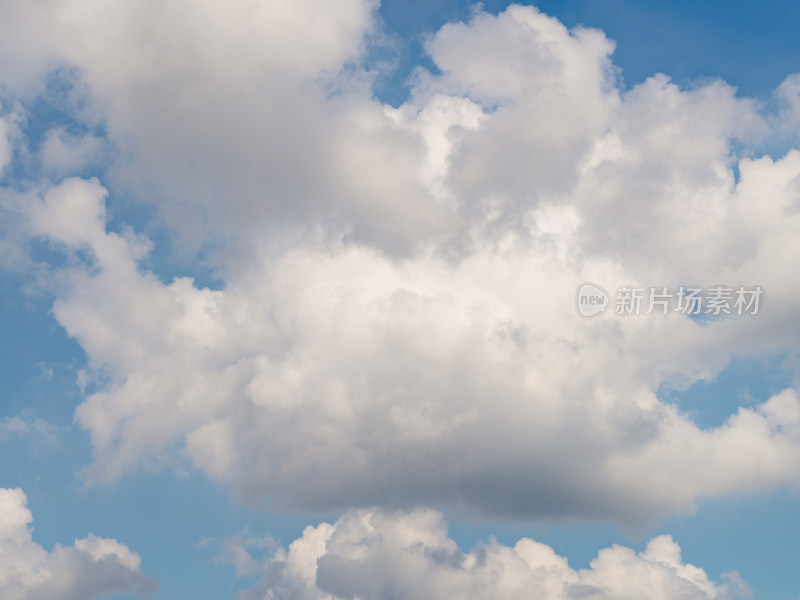 天空蓝天白云云朵高清背景壁纸素材