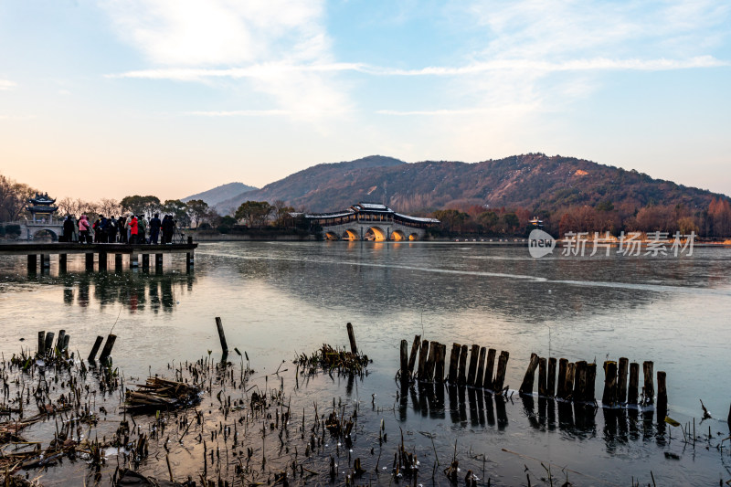 无锡长广溪石塘桥景点景观