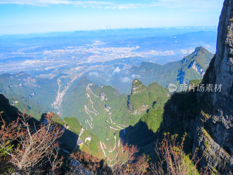 张家界天门山旅游风光